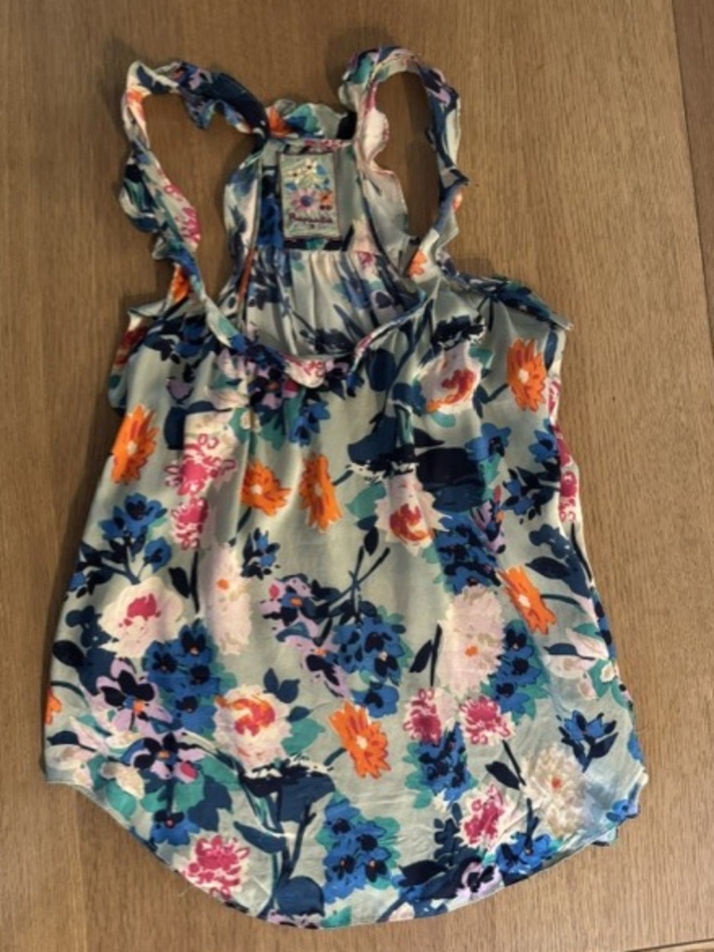 Rapsodia floral Silk Top. M